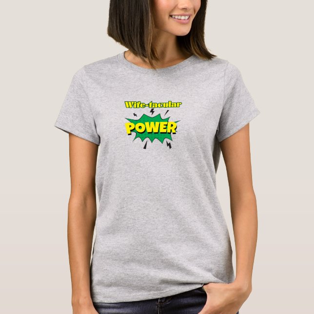 Camiseta de mujer divertida "con tácticas de espos (Anverso)