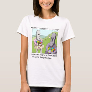 Camiseta de mujer Easter Island Egg Hunt por Rick 