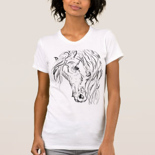 Camiseta de mujer Elegant Wild Horse - Eque Artíst
