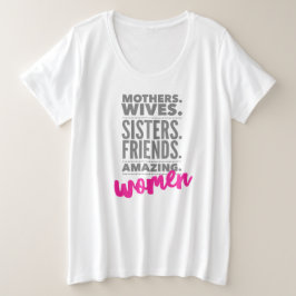 Camiseta de mujer empoderada talla grande