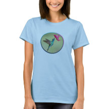 Camiseta de mujer en azul claro