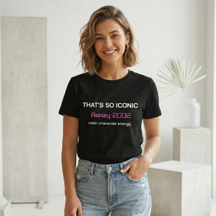 Camiseta de mujer estética Y2K personalizada retro