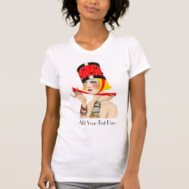 Camiseta de mujer estilo decoro personalizado de 1