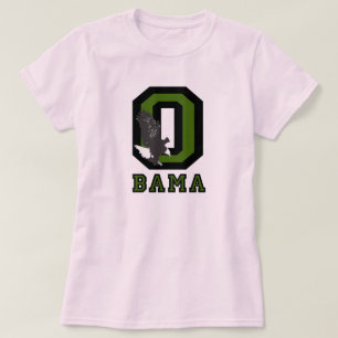 Camiseta de mujer estilo universitario Obama