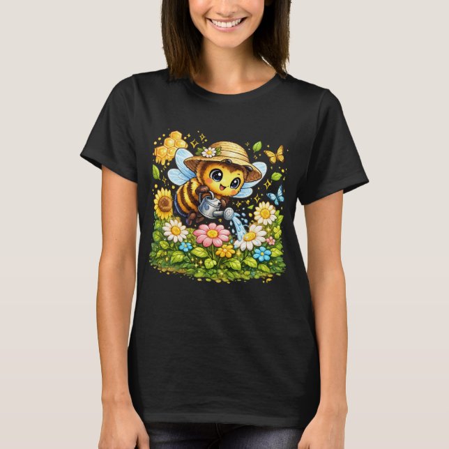 Camiseta de mujer exploradora de café linda | Kawa (Anverso)