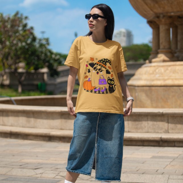 Camiseta de mujer fantasma de Halloween (Subido por el creador)