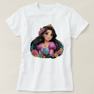 Camiseta de mujer Floral Raven Rapunzel