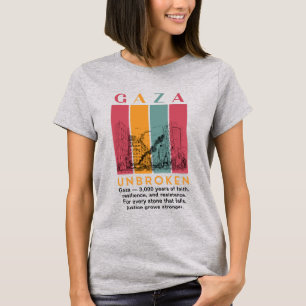 Camiseta de Mujer Free Palestina – Gaza 3.000 Años