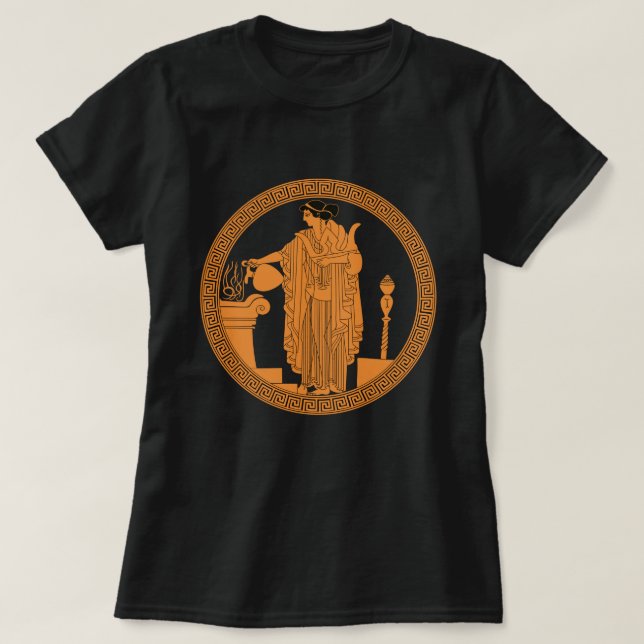 Camiseta de mujer griega (Diseño del anverso)