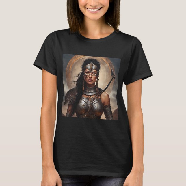 Camiseta de mujer guerrera (Anverso)