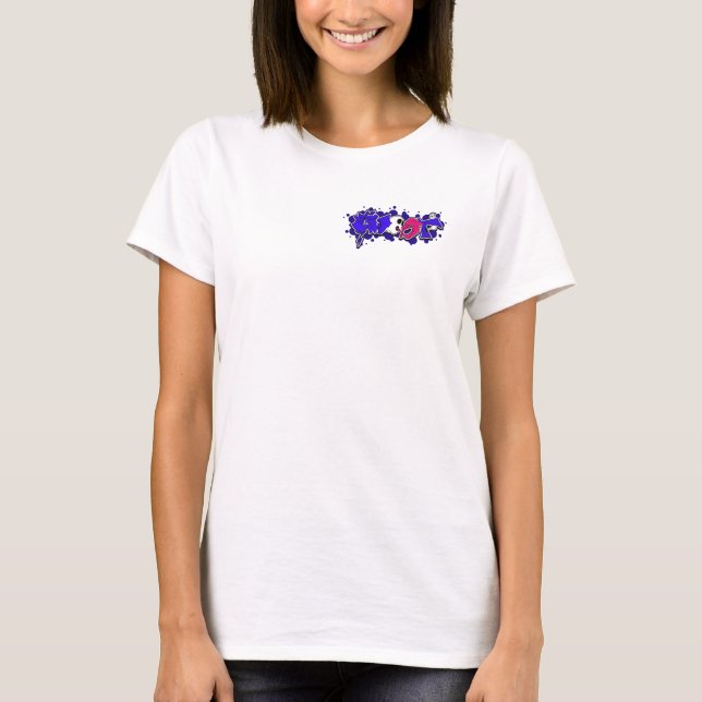Camiseta de mujer Gwosts x Disko (Anverso)