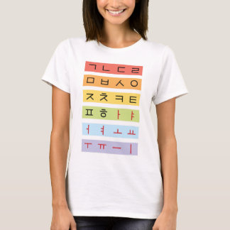 Camiseta de mujer hangul