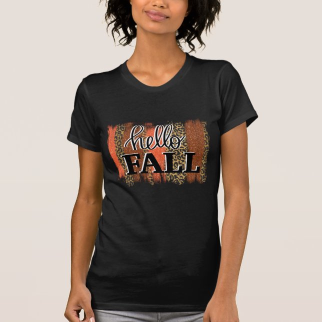 Camiseta de mujer Hola Otoño (Anverso)