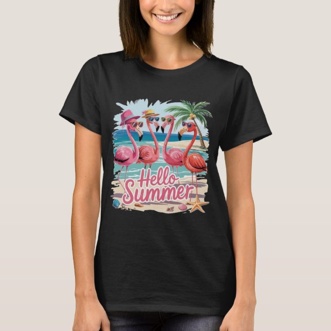 Camiseta de mujer “Hola Verano” (Anverso)