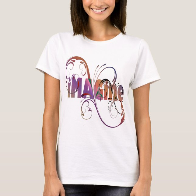 Camiseta de mujer "Imagine" (Anverso)