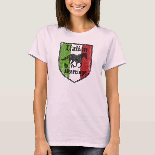 Camiseta de mujer Italian by Marriage (Anverso)