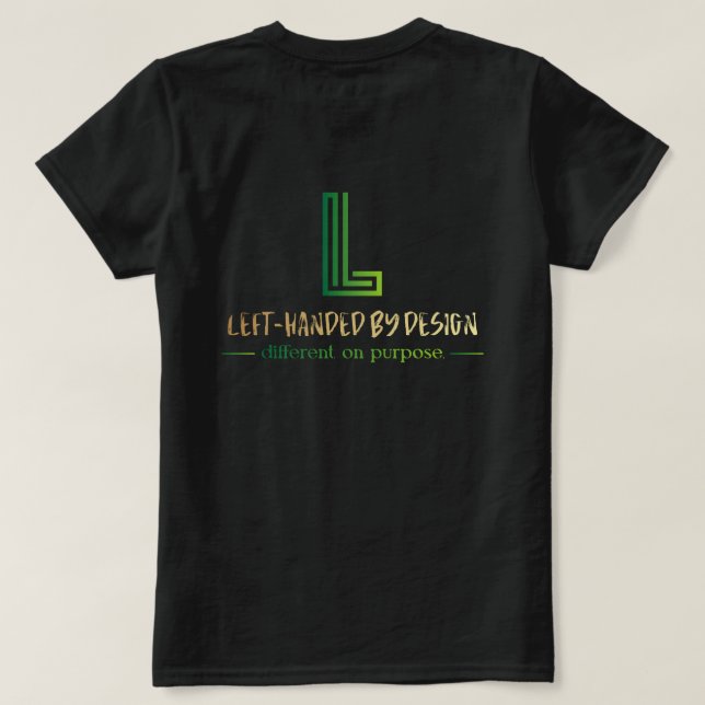 Camiseta de Mujer 'Lidera con tu Izquierda' (Reverso del diseño)