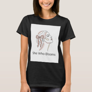 Camiseta de Mujer Línea Artística "Ella Que Florec