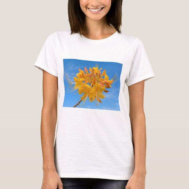 Camiseta de mujer (M) con Florida Flame Azalea (Anverso)