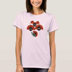 Camiseta de mujer mariquitas