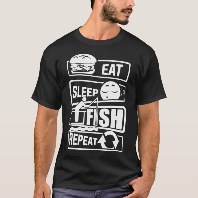 Camiseta de mujer Me encanta la pesca (Anverso)