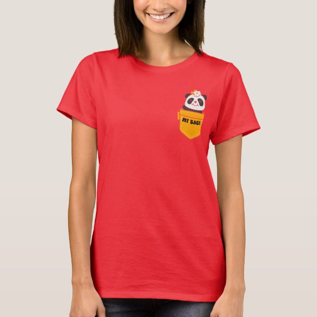 Camiseta de mujer 'Mi bebé' (Anverso)