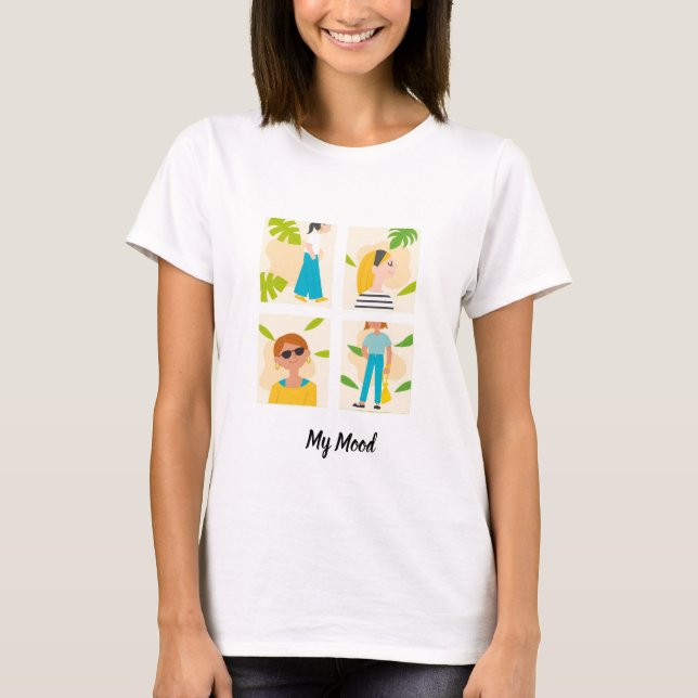 Camiseta de mujer «My Mood» (Anverso)