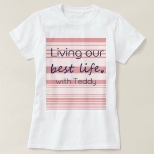 Camiseta de Mujer Nombre de Perro Personalizado Ra