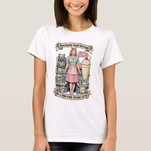 Camiseta de mujer NRH 50s Soda Fountain Vintage Di