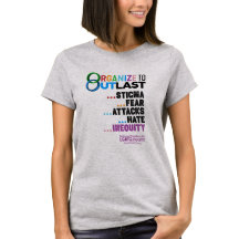 Camiseta de mujer Organiza para durar más