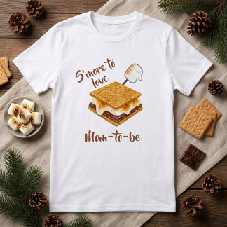 Camiseta de Mujer para Baby Shower de Camping de I