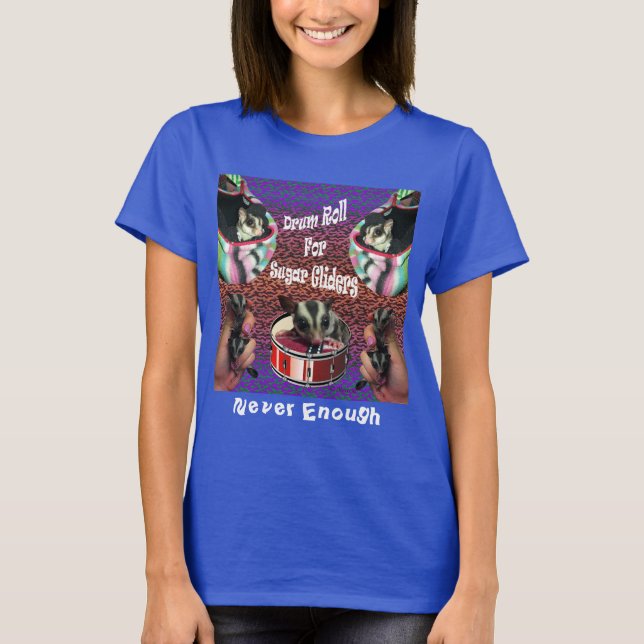 Camiseta de mujer para marsupiales Sugar Gliders (Anverso)