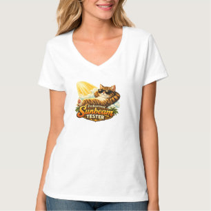 Camiseta de mujer para probador de rayos de sol pr