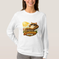 Camiseta de mujer para probador de rayos de sol pr