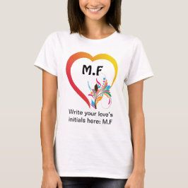 Camiseta de mujer personalizable | Agrega tu amor 
