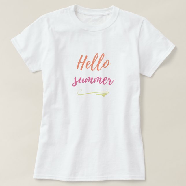 Camiseta de mujer personalizada (Diseño del anverso)