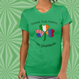 Camiseta de mujer personalizada Armenia Irlanda EE