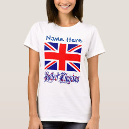Camiseta de mujer personalizada con la bandera del