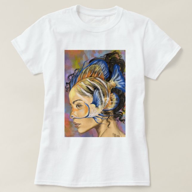 Camiseta de Mujer Pez (Diseño del anverso)