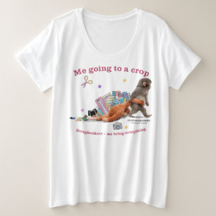 Camiseta de mujer plus Punch the Monkey