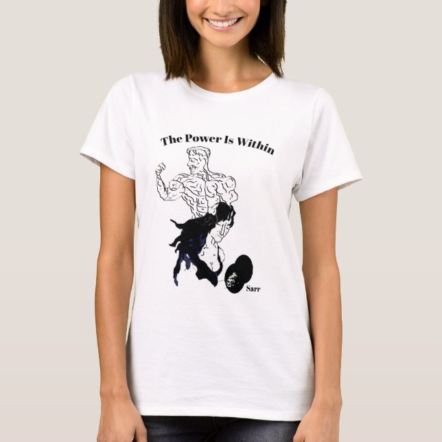 Camiseta de mujer: Poder (Anverso)