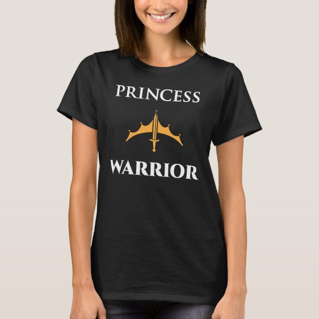 Camiseta de Mujer Princesa Guerrera (Anverso)
