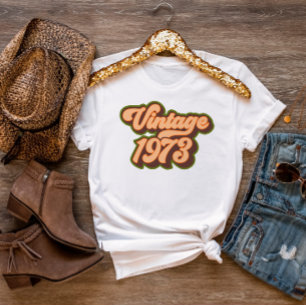 Camiseta de mujer Retro Vintage 1973