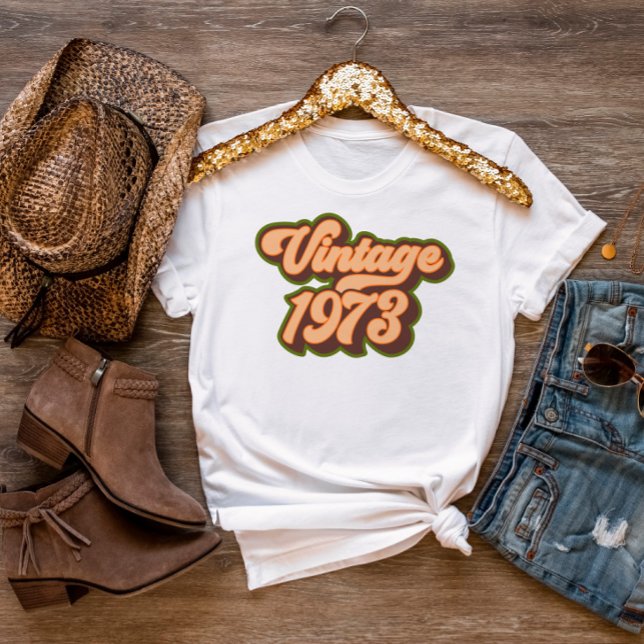 Camiseta de mujer Retro Vintage 1973 (Subido por el creador)