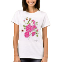 Camiseta de mujer Rosa Roja