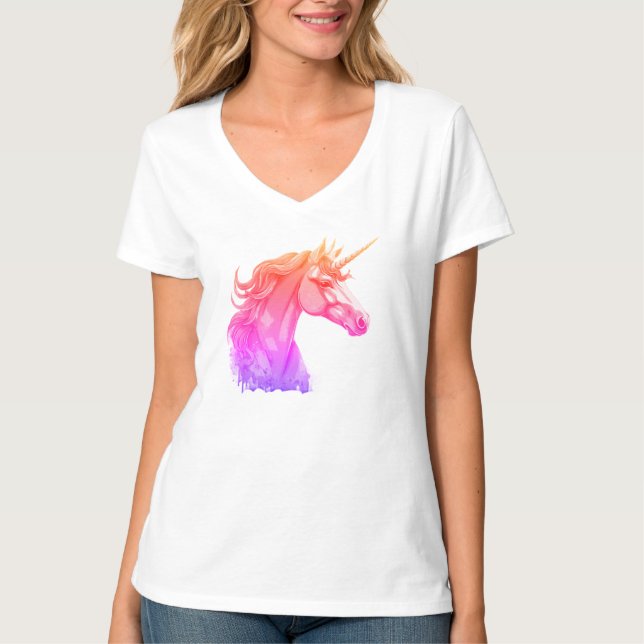 Camiseta de mujer Star Unicorn (Anverso)