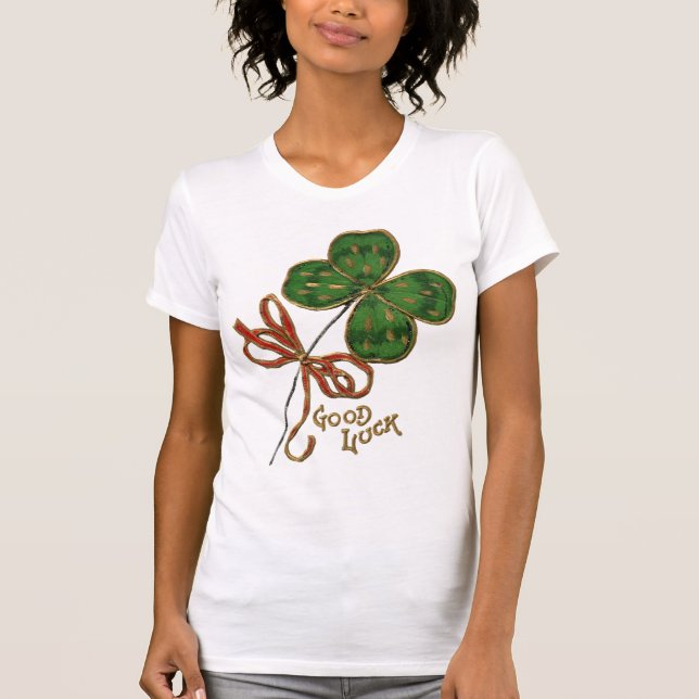 Camiseta de mujer Suerte de los irlandeses (Anverso)