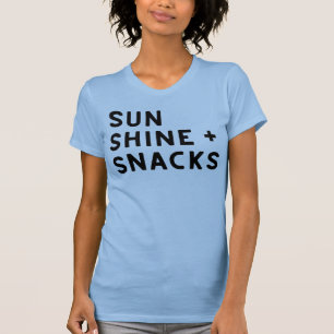 Camiseta de mujer SUNSHINE + SNACKS
