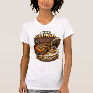 Camiseta de Mujer 'Tuve Guitarra para Desayunar'