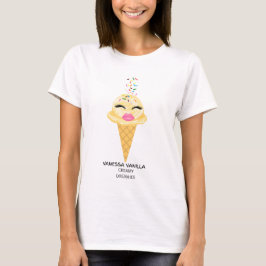 camiseta de mujer Vanessa Vanilla Creamy Dreamies